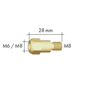 Kontaktsuudmiku adapter MB36 M6, Binzel