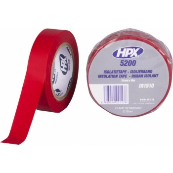 PVC ELEKTRIKU TEIP 5200 15MM/10M PUNANE ISOLEER HPX 
