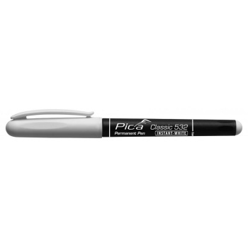 Marker PICA Classic ümar 1-2mm, valge