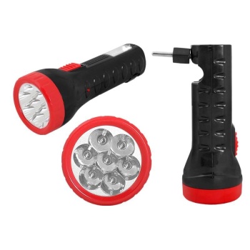 LED-taskulamp TIROSS 7LED + COB LED, laetav