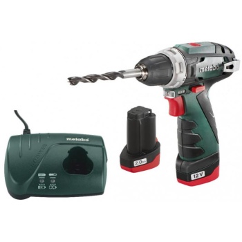 Akutrell PowerMaxx BS Basic, pappkarbis / 2x2,0Ah, Metabo