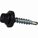 KATUSEKRUVI RR33 4,8X28 PUUR, must, 250tk