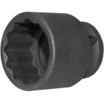1/2" SAF LÖÖKPADRUN LÜHIKE 24MM, 12-KANT TRIUMF 