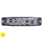 6 LED VILKUR LP6 R65 CLASS1, 12-24VDC, kollane