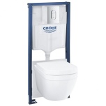 Seinapealne WC-komplekt SOLIDO 5-in-1, Grohe