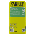 Sakret BAK 25 kg Fassaadivilla- ja EPS arm.segu 