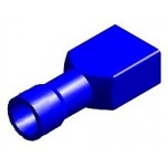 JUHTMEOTSIK LAPIK "EMA" KAETUD SININE 6,3X0,8MM BLISTER 10TK M+ 