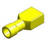 JUHTMEOTSIK LAPIK "EMA" KAETUD KOLLANE 6,3X0,8MM BLISTER 5TK M+ 