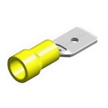 JUHTMEOTSIK LAPIK "ISA" KOLLANE 6,3X0,8MM BLISTER 5TK M+ 