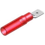 TERMOKAHANEV JUHTMEOTSIK LAPIK "ISA" PUNANE 6,3X0,8MM BLISTER 10TK M+ 