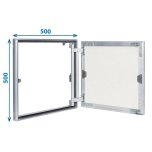 Peidetav plaaditav luuk Architect 50×50 (A50X50)