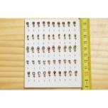 Kirptirk MERMAID tina mudel 7/1 sipelgas, konks Mustad (50tk/pk) komplekt