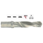 Kombikeermepuur M6 HSS 1/4" kuuskant kinnitus. 