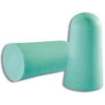Ear plugs, disposable, One-fit, non- corded, pair packed. Sky blue. SNR: 31dB. 1 pair. For loud environments