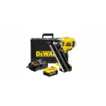 Dewalt 18V Akunaelapüss, harjadeta mootor, 2x5,0Ah, nael 50-90mm, 34°