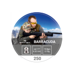 Õhkrelva kuulid BORNER Barracuda cal 4,5mm 0,70g 250 tk