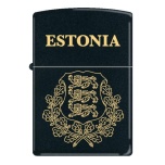 218 ESTONIA COAT OF ARMS Zippo tulemasin