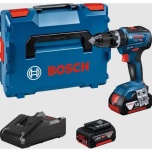 Akulööktrell Bosch GSB 18V-55, 2x4.0Ah