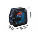 Ristjoonlaser Bosch GLL 2-15 G