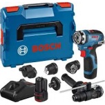 Akutrell-kruvikeeraja Bosch GSR 12V-35 FC + 5 adapterit