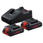  Akud + laadija Bosch GBA 18V / 2x4.0Ah ProCORE 18V + GAL 18V-40 