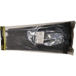 JUHTMEVITS 9X450MM 100TK MUST, straip, nipukad