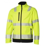 Gesto Essential softshell, kõrgnähtav, kl. 3, kollane