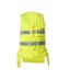 Helkurvest ripptaskutega kollane, pol/puuv. XL